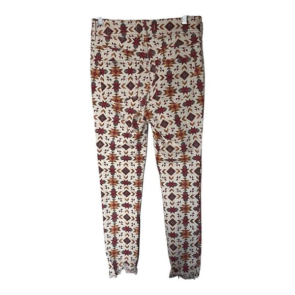 Free People We The Free Wild Child Printed Skinny Jeans Size 27 or 4 - Picture 3 of 13